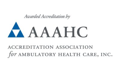 Awarded Accreditation by Accreditation Association for Ambulatory Health Care, Inc.